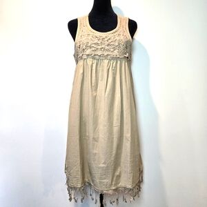 Hayden Women's Sleeveless Cotton Bohemian Sundress Small